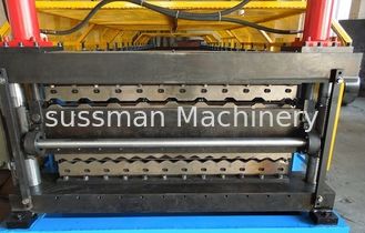 Çift Katmanlı Rulo Şekillendirme Makinesi, Galvanizli Çelik Çatı Panel Yapma Makinesi