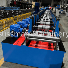 Galvanized Steel Pallet Racking Roll Forming Machine 90mm /105mm /120mm Storage Systems