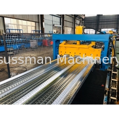20 Meters/Min Floor Deck Roll Forming Machine With Servo Following Cutting