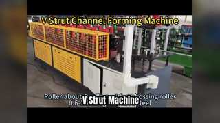 V Dikme Rulo Şekillendirme Makinesi