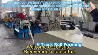Garaj kapısı V parça rulo şekillendirme makinesi